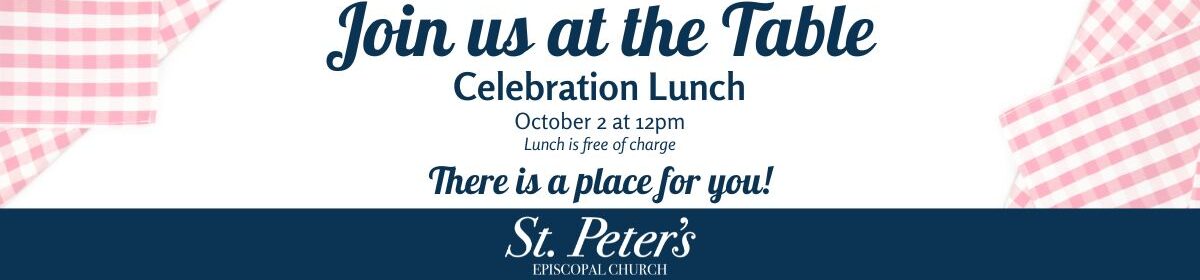 2023 Stewardship - Dedication Sunday Lunch Banner (1200 × 300 px)